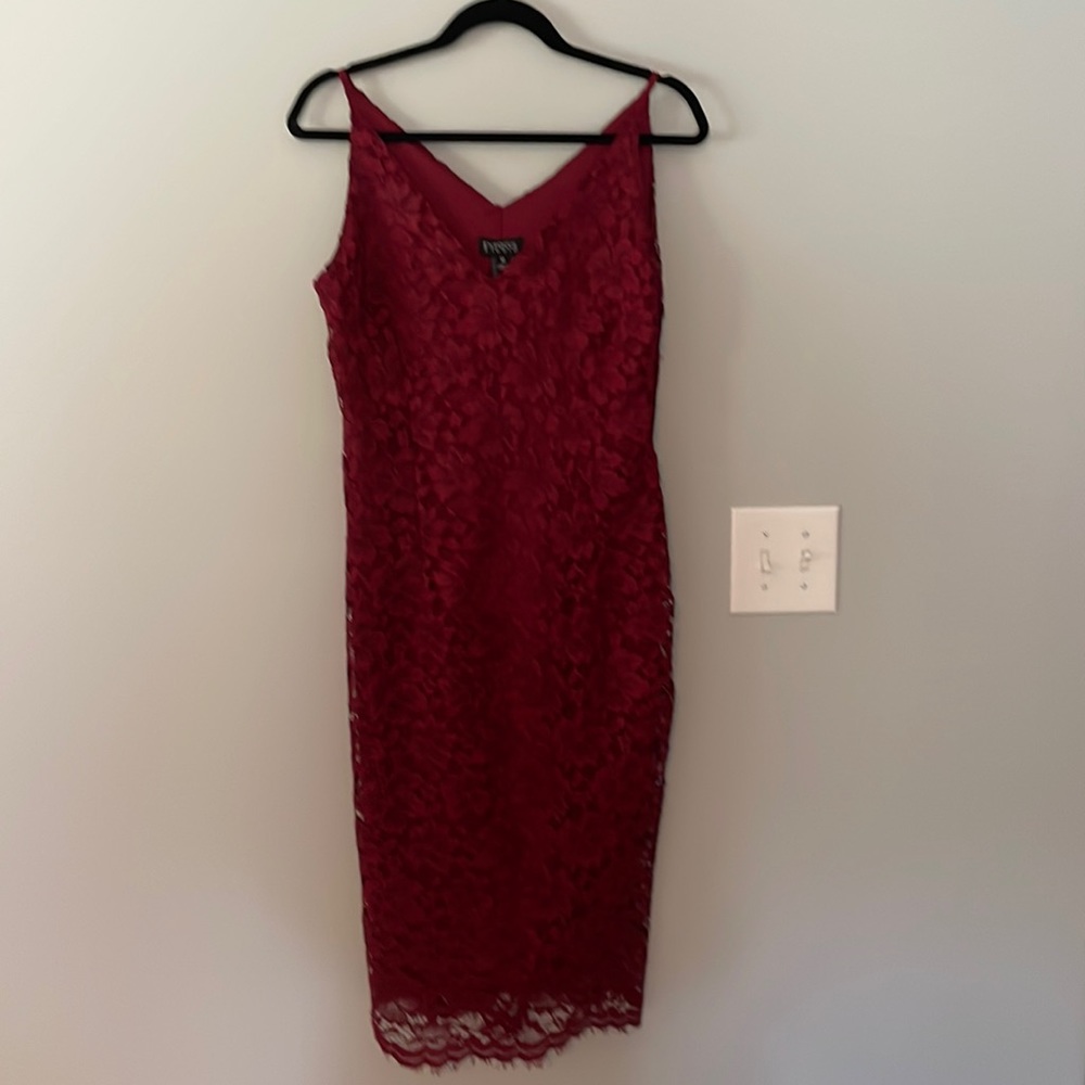 ENFOCUS Spaghetti Strap Lace Dress